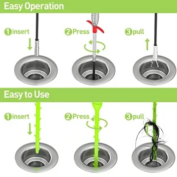 DR.PEN Flexible Grabber Tool for Easy Drain Cleaning & Retrieval