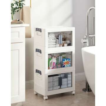 OlarHike 23QT Folding Storage Bins with Lids