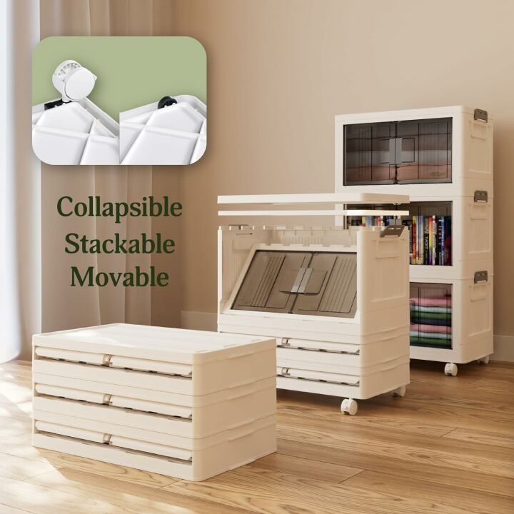 OlarHike 23QT Folding Storage Bins with Lids