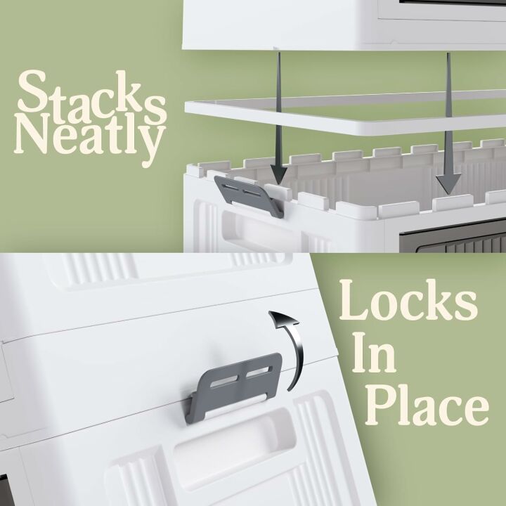 OlarHike 23QT Folding Storage Bins with Lids