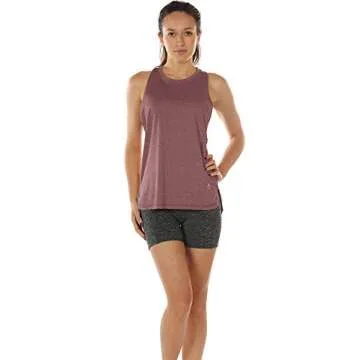 icyzone Workout Tank Tops for Women - Running Muscle Tank Sport Exercise Gym Yoga Tops Athletic Shirts(Pack of 3) (S, Charcoal/Burgundy/Mint)