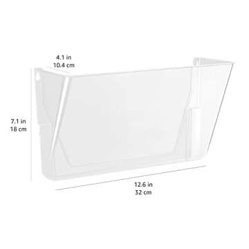 Amazon Basics Wall Pocket Organizer for Letter Files