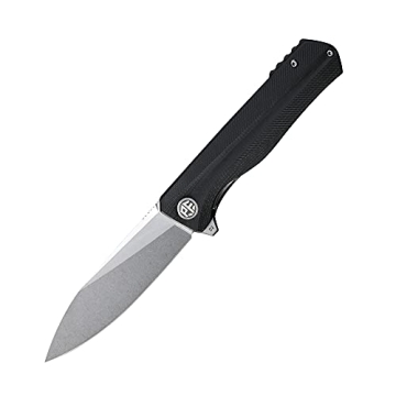 Petrified fish G10 handle D2 steel blade 2CR13 liner ball bearing flipper folding knife camping hunt...