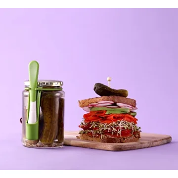 Chef'n FridgeFork Condiment Fork (Arugula and Meringue) Stainless Steel