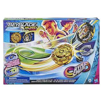 Beyblade Burst Rise Hypersphere Vortex Climb Battle Set - Complete Set with Beystadium, 2 Battling T...