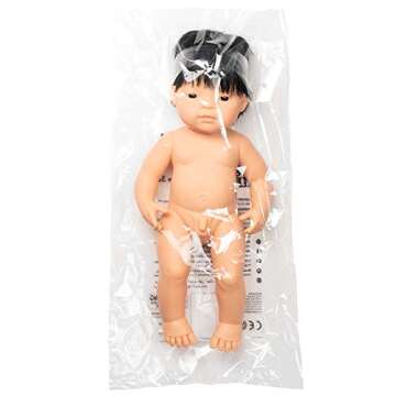 15 Inch Anatomically Correct Asian Baby Doll for Kids