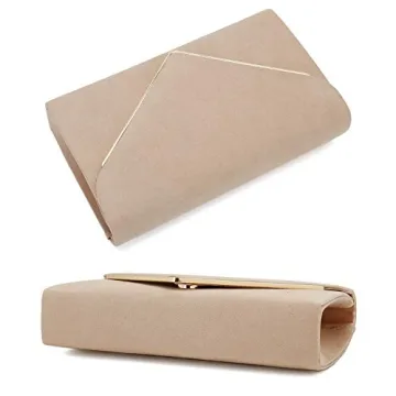 Charming Tailor Faux Suede Clutch Evening Purse for Women