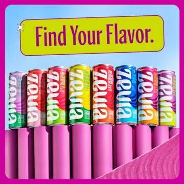 Zevia Zero Sugar Energy Drink Raspberry Lime 12 oz 12-Pack