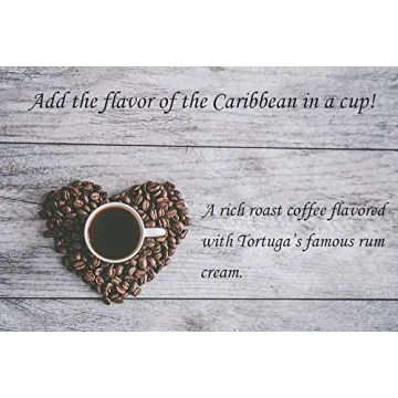Tortuga Caribbean Rum Cream Flavored Coffee for Gifts