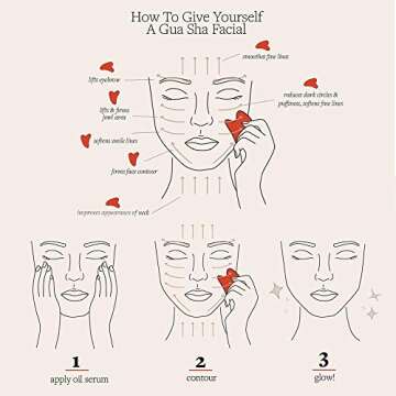 Ditind Gua Sha, Gua Sha Facial Tools, Stainless Steel Guasha Tool for Facial and Body SPA, Guasha Massage for Toxins Prevents Wrinkles and Body SPA Acupuncture Therapy