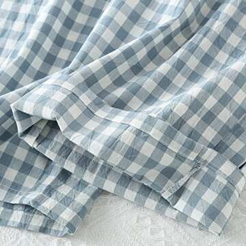 STMAHER Lightweight Men’s Plaid Pajama Pants with Pockets