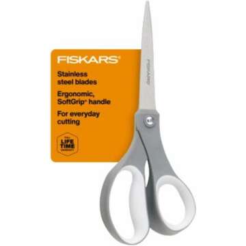 FISKARS All Purpose Scissors - Comfort & Precision Cutting Tool