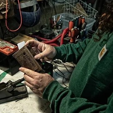Carhartt Rugged Leather Triple Stitch Wallets - Durable