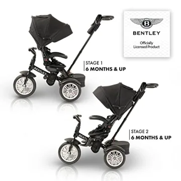 Bentley Kids Trike 6-in-1 Luxury All Terrain Toddler Bike