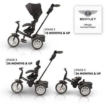 Bentley Kids Trike 6-in-1 Luxury All Terrain Toddler Bike