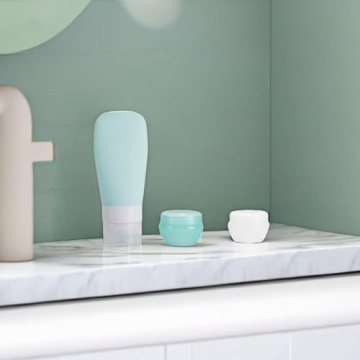 Leak Proof Vonpri Silicone Travel Bottles - 5 Pack Essentials