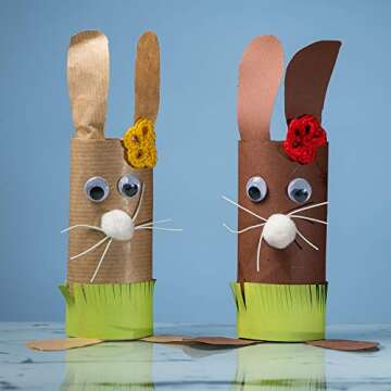 Crafting with Sntieecr Sturdy Cardboard Tubes 30 Pack