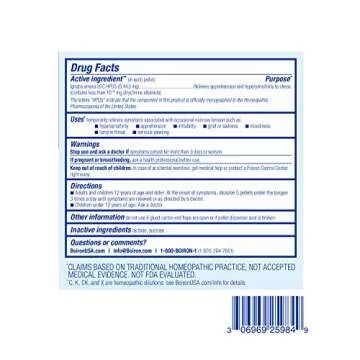 Boiron Ignatia Amara - Emotional Stress Relief - 80 Count