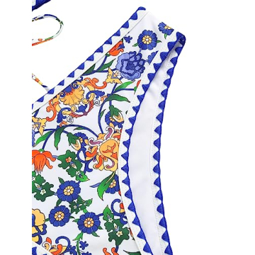 ZAFUL Strapless Textured Bandeau Bikini for Women