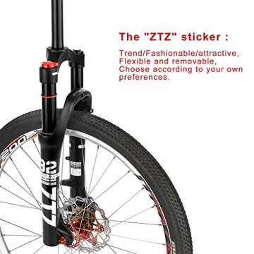 B Bolany 20 x 4.0 Fat Tire Bike Air Suspension Fork