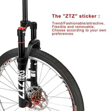 B Bolany 20 x 4.0 Fat Tire Bike Air Suspension Fork