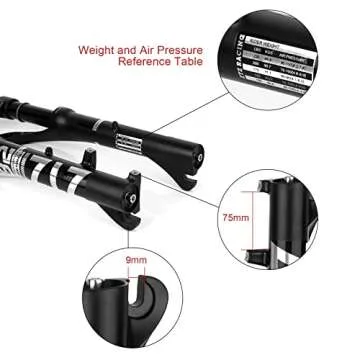 B Bolany 20 x 4.0 Fat Tire Bike Air Suspension Fork