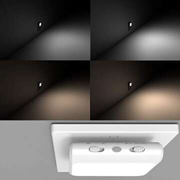 Solatec Plug-in Led Night Light with Auto Dusk to Dawn Sensor,Adjustable Brightness and Color, Warm ...