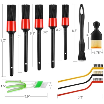 13PCS Car Detailing Brush Set | Ultimate Cleaning Kit for All Vehicles