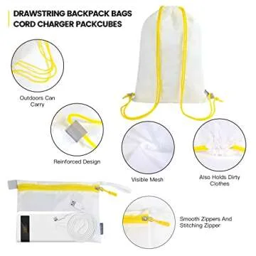 PFEYRPK Compression Packing Cubes for Efficient Travel