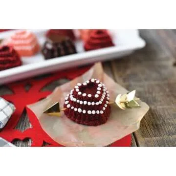Nordic Ware Mini Bundt Pan for Heart Cakes Delight