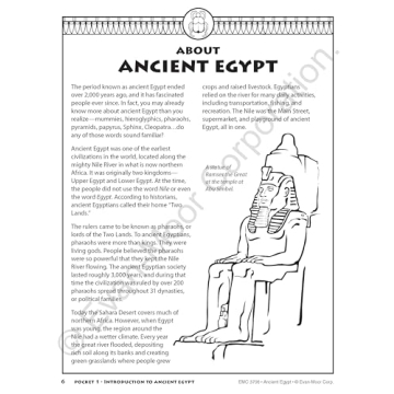 History Pockets: Ancient Egypt for Grades 4-6 Educational Fun