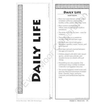 History Pockets: Ancient Egypt for Grades 4-6 Educational Fun