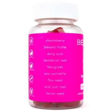 BEARVANA Chest Support Gummies for Women | Workout Enhancement | Berry Flavored | Natural Botanical ...