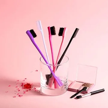 5-Piece Double-Sided Hair Edge Brush Set for All Hair Types