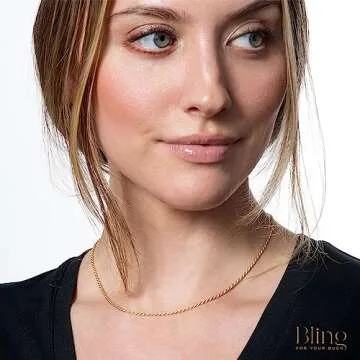 Elegant 18K Gold over Sterling Silver Necklace for All