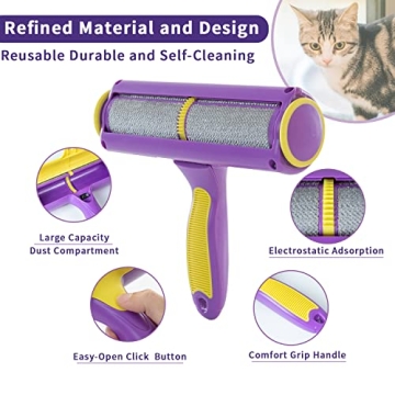 Mollypaws Reusable Pet Hair Remover for Couch & Furniture