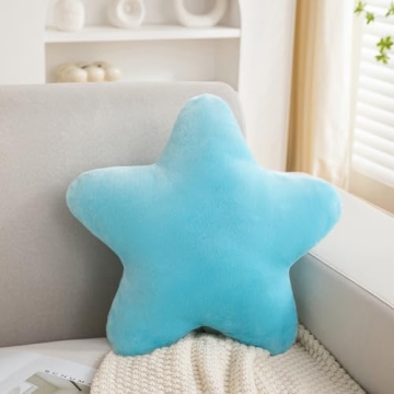 Togtlafil Star Pillows，Decorative Star Shaped Throw Pillow，Cute Room Decor，Bedroom Home Decor?...