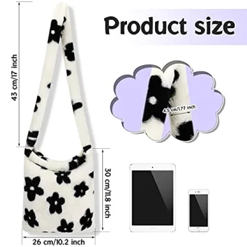 Stylish Weewooday Fluffy Shoulder Bag for Women