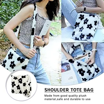 Stylish Weewooday Fluffy Shoulder Bag for Women
