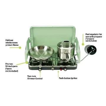 Eureka! Ignite Portable Two-Burner Camping Stove
