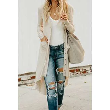 Alaster Queen Women's Open Front Lightweight Cardigan