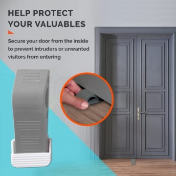Wundermax Door Stoppers - Durable Rubber Wedge Set