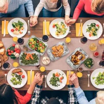 RGQSUN 40 Pcs Disposable Foil Containers for Thanksgiving