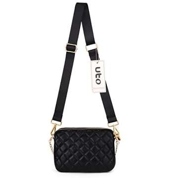 UTO Small Crossbody Bags for Women 3 in 1 Trendy Belt Purse Fashion Designer Mini Cute Sling Fanny Chest Pack