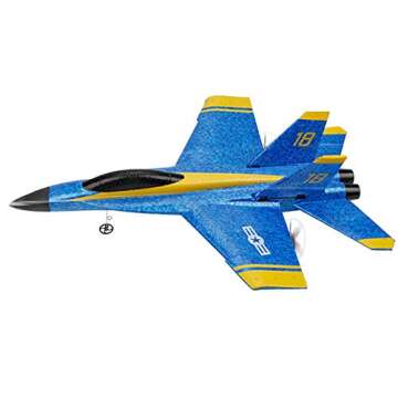 OTTCCTOY 2 Channel F18 Jet RC Plane - Perfect for Beginners!