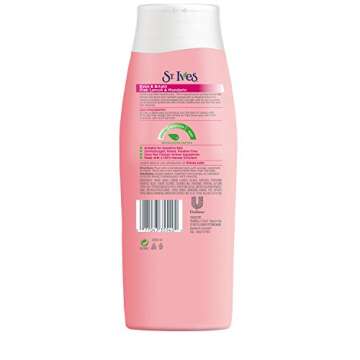 St. Ives Even & Bright Body Wash, Pink Lemon and Mandarin Orange, 24 Fl Oz (Pack of 1)