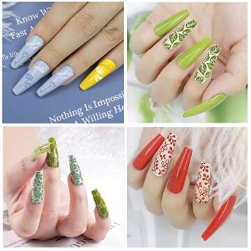 Biutee 19pcs Nail Stamp Plates Set for Stunning Nail Art