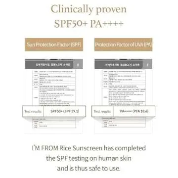 [I'm from] Rice Sunscreen 50ml, Physical, rice extract 41%, Non-nano zinc oxide, Reef friendly, skin sun protection