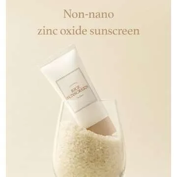[I'm from] Rice Sunscreen 50ml, Physical, rice extract 41%, Non-nano zinc oxide, Reef friendly, skin sun protection