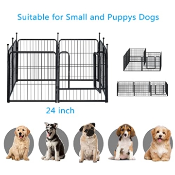 GDKASRNY Heavy Duty Portable Dog Playpen for All Sizes